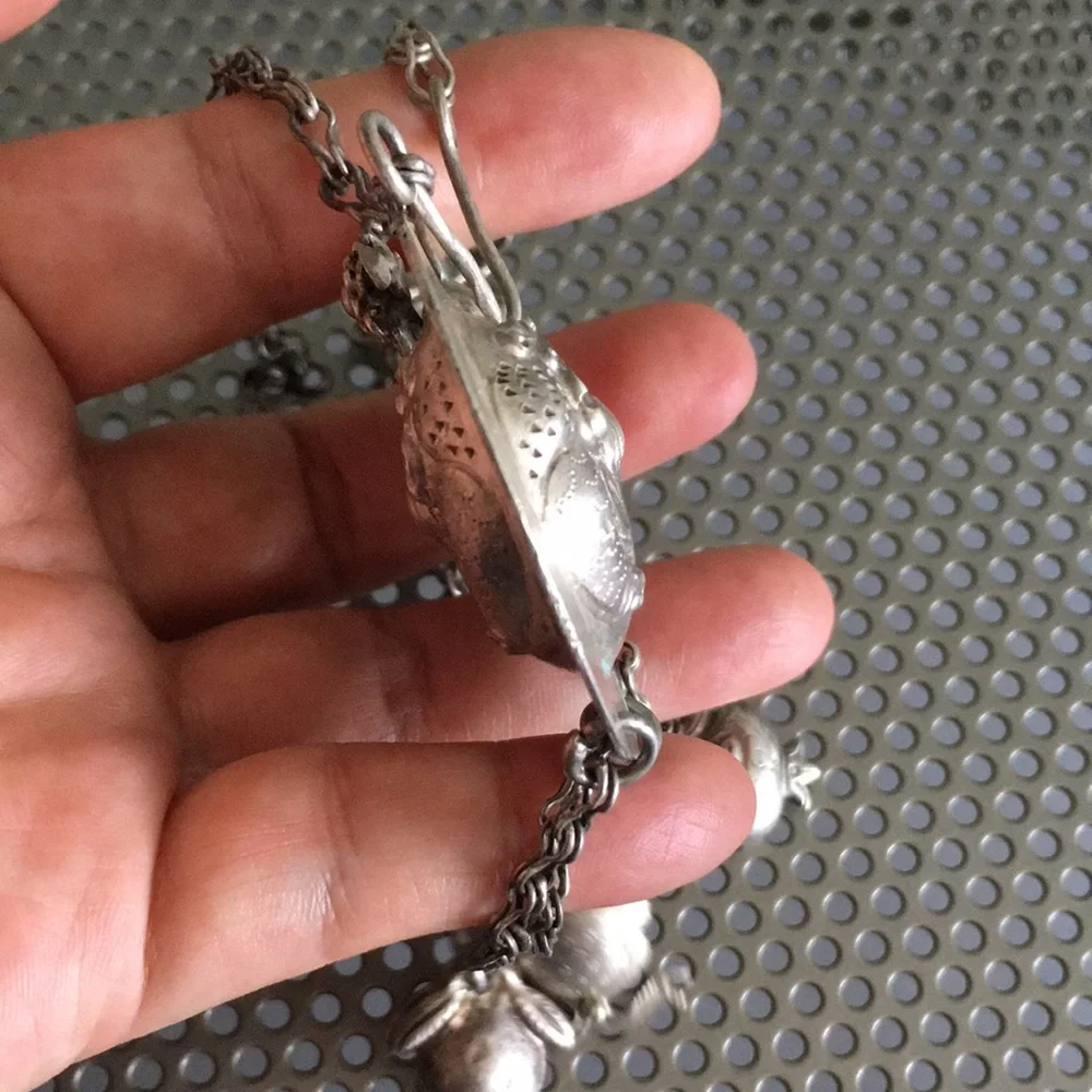 🖤1900-30s💕Chinese antique necklace - Picture 11 of 16